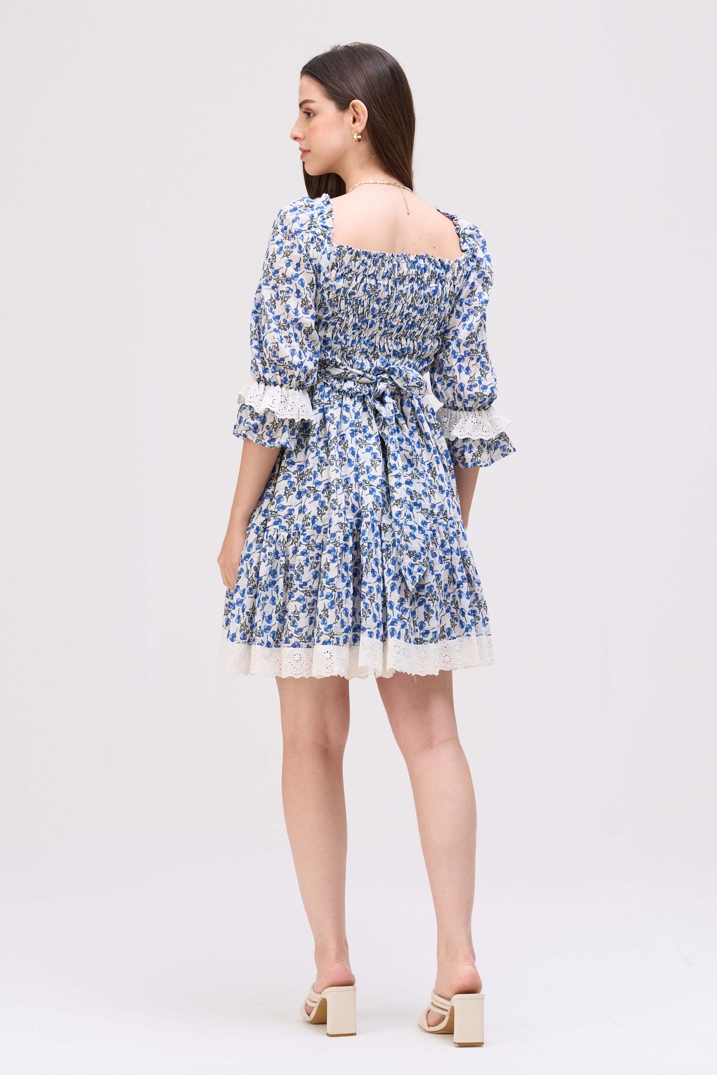 Santorini Blossom Dress (co-ords)