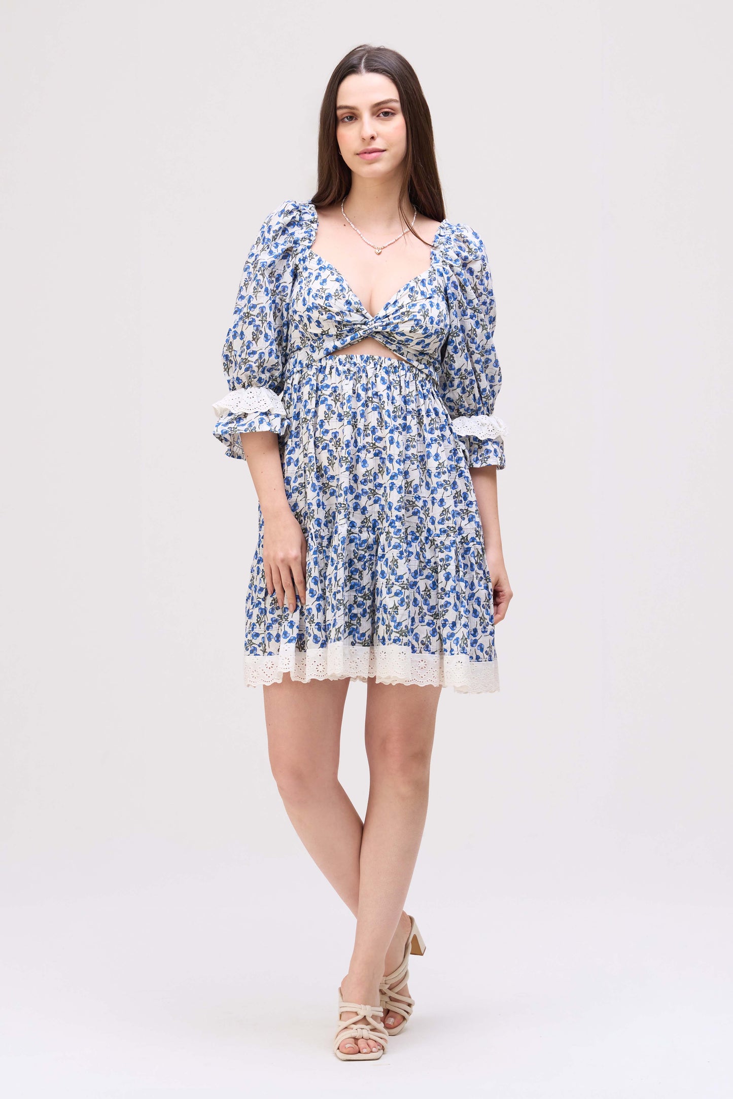 Santorini Blossom Dress (co-ords)