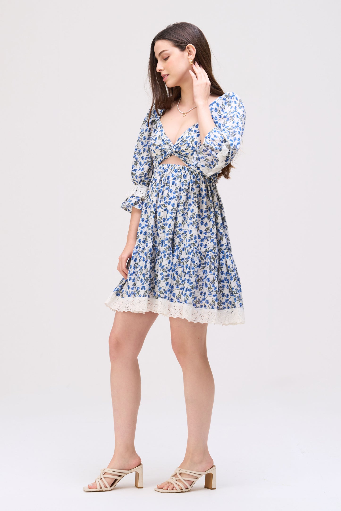 Santorini Blossom Dress (co-ords)